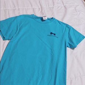 Like new blue simply southern t shirt